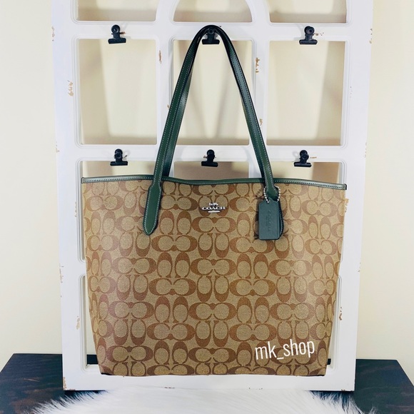 Coach Handbags - COACH Signature Open City Tote